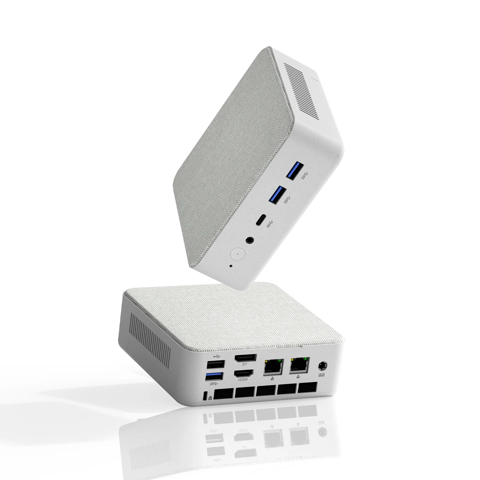 Mini PC ZXIPC Ryzen 5 6600H vista frontal