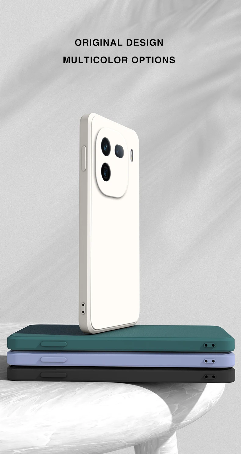 Funda puesta en el VIVO iQOO 12 Pro mostrando estilo completo
