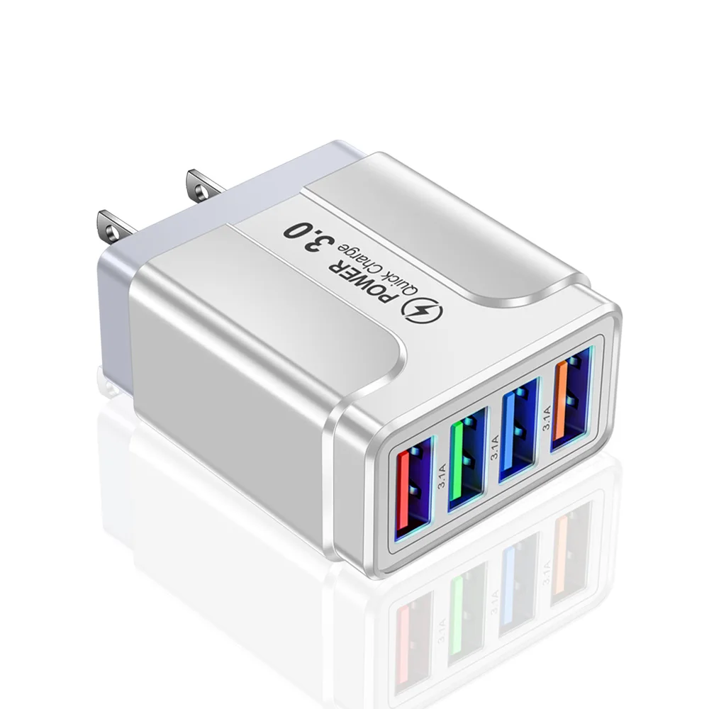 Detalle de los 4 puertos USB