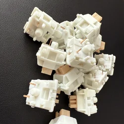 Outemu Interruptores Mecánicos Táctiles Silenciosos RGB Crema