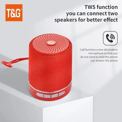 Mini altavoz Bluetooth con subwoofer y radio FM resistente al agua