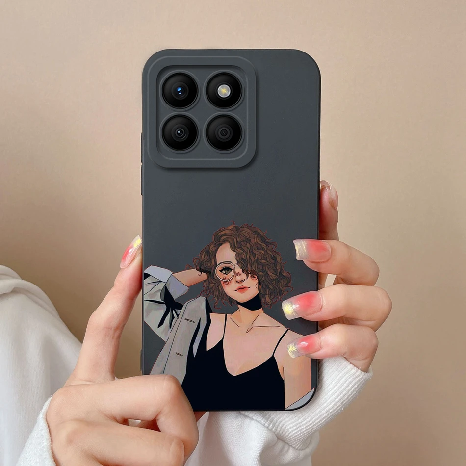 Funda Honor X8b Silicona Líquida Anticaída Cubierta Completa