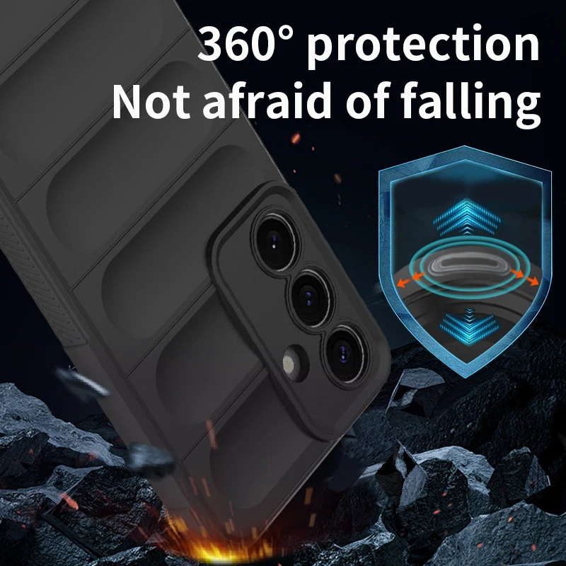 TSIMAK Funda a prueba de golpes para Samsung Galaxy A12/A22/A32 4G/5G - imagen 5