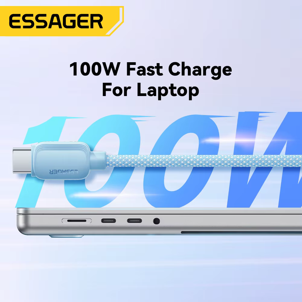 Essager Cable USB-C PD 100W 5A - Carga Rápida para iPhone 15 - imagen 4