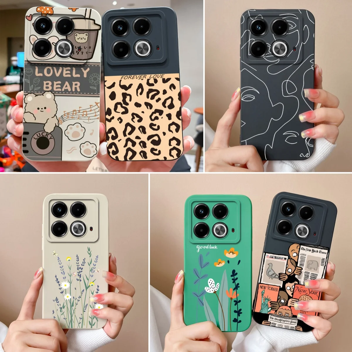 Funda Silicona Líquida Infinix Note 40 Pro Plus – Dibujos Animados - imagen 5