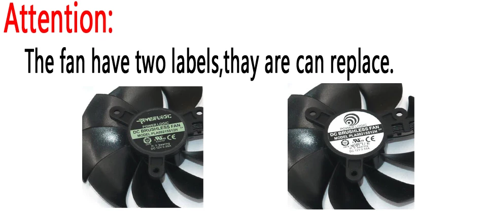 Ventilador de refrigeración 87mm para EVGA RTX