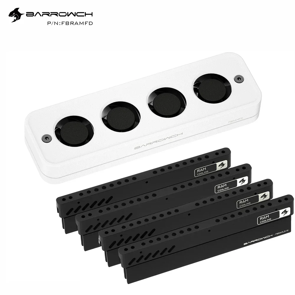 Disipador RAM DDR5 Barrowch – Refrigeración Activa con Ventilador