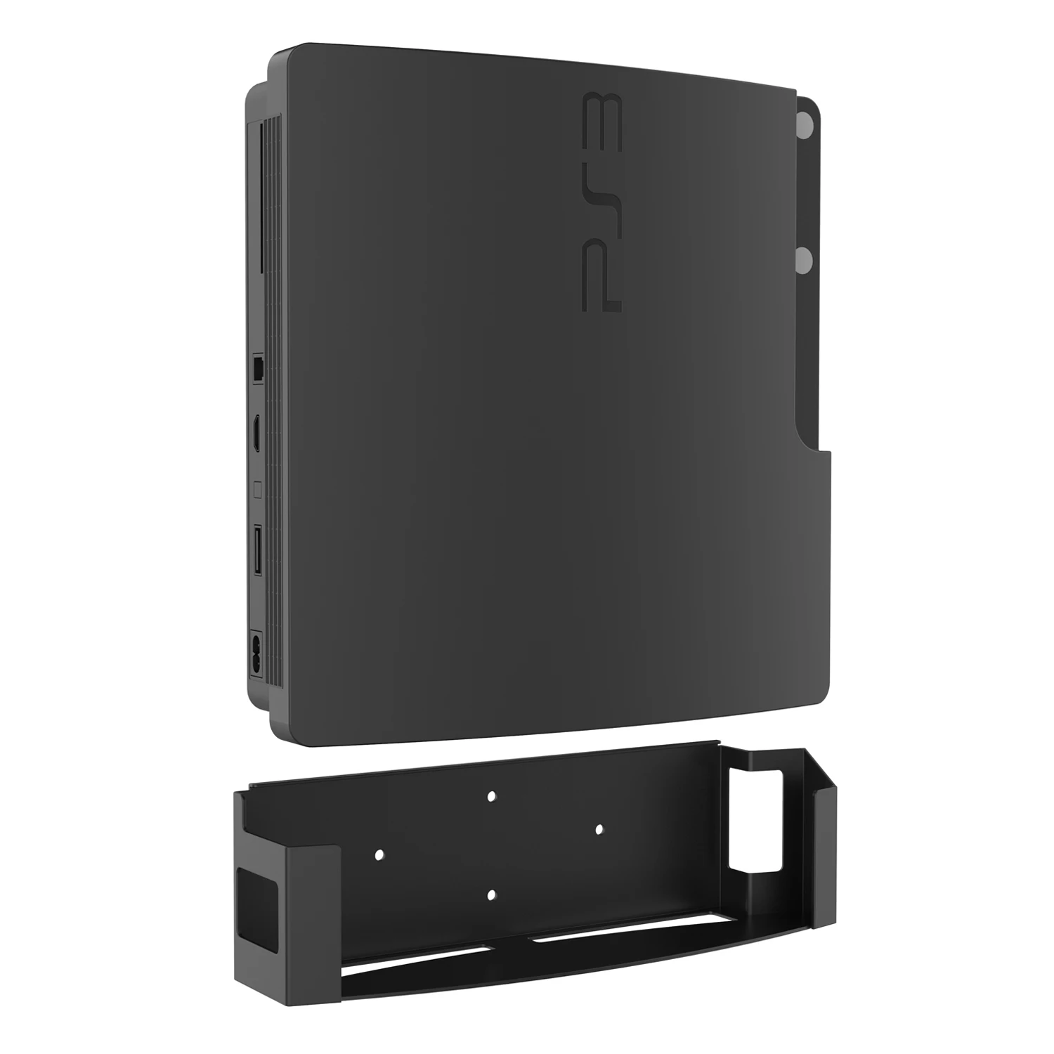 Monzlteck Soporte PS3 Slim de pared en acero, fijación segura - imagen 5