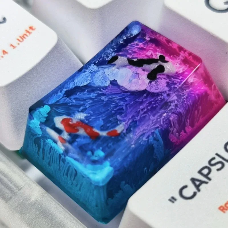 Keycap Resina Koi Carp para Teclado Mecánico Gaming - imagen 2