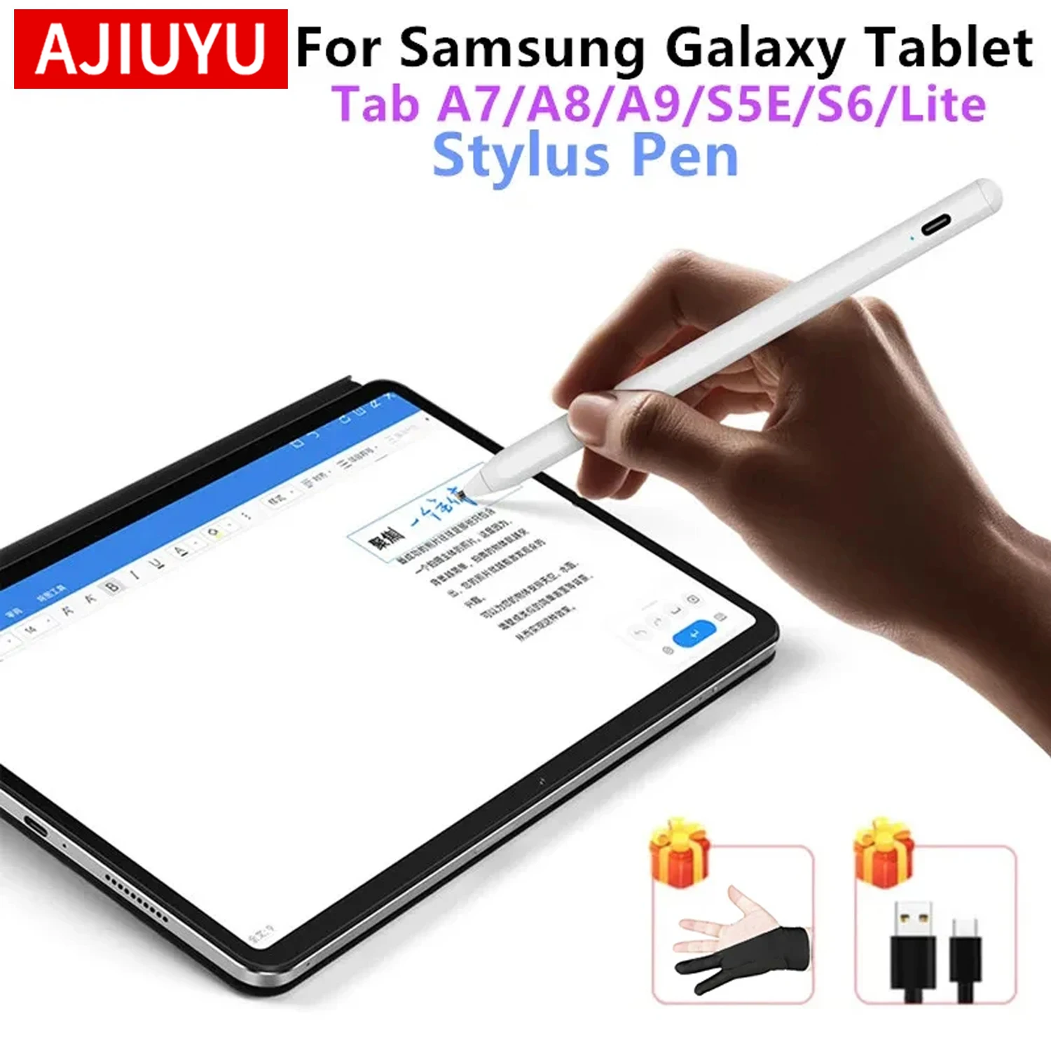 Lápiz Stylus Samsung Galaxy Tab A7 A8 S6 Lite – Punta Precisa Táctil - imagen 5
