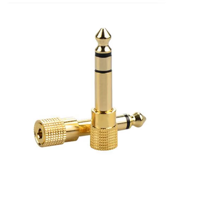 Adaptador Jack 6,35 a 3,5 mm Macho/Hembra para Micrófonos y Auriculares - imagen 2