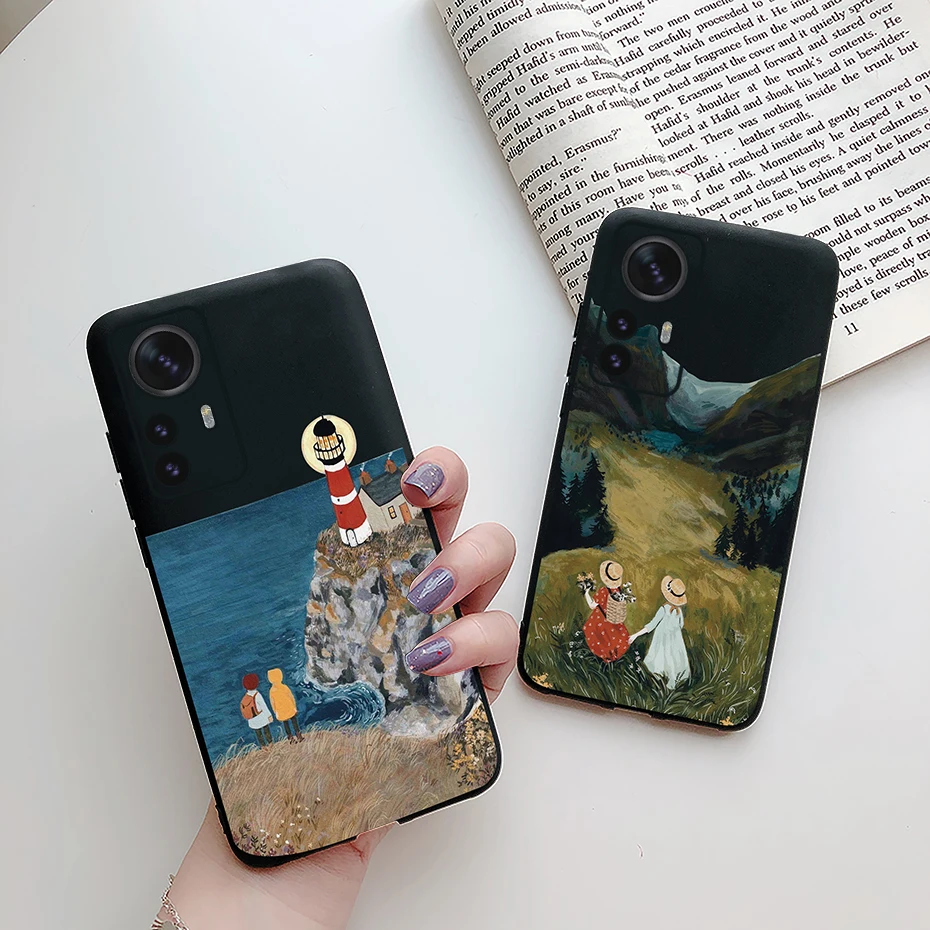 Funda Silicona Xiaomi 12 Lite Estampado Floral Antigolpes Protectora - imagen 5