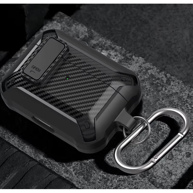Funda con interruptor y agujero para llavero