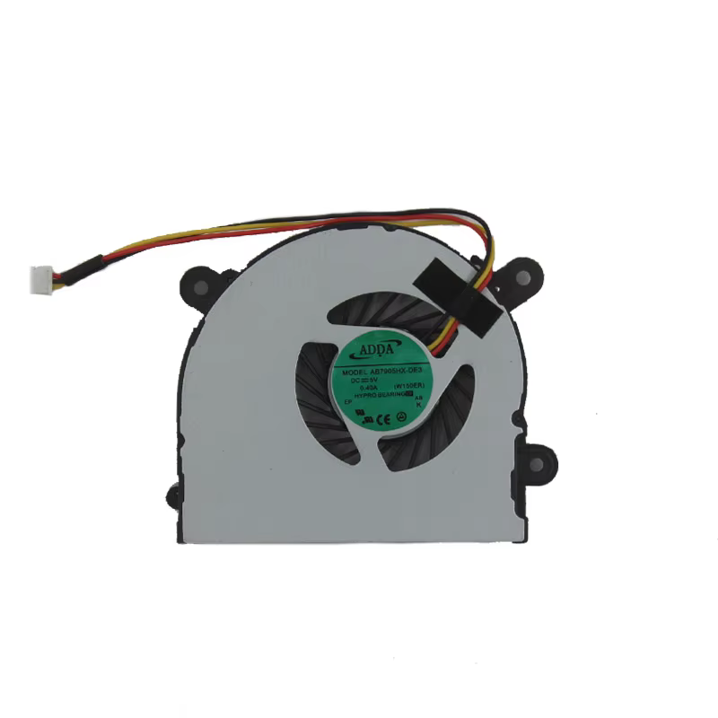 Ventilador de CPU portátil - vista lateral