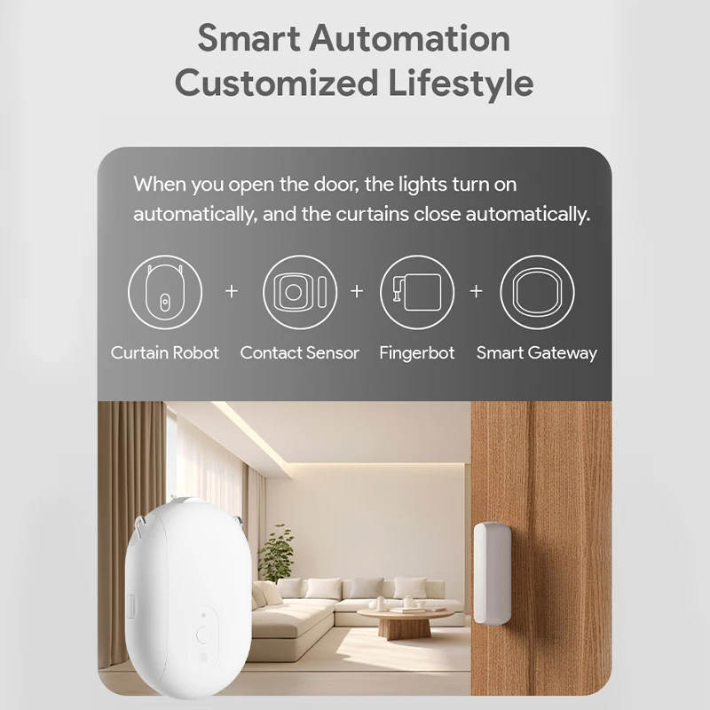 Motor Cortina Inteligente Tuya Zigbee – Compatible Alexa Google Siri