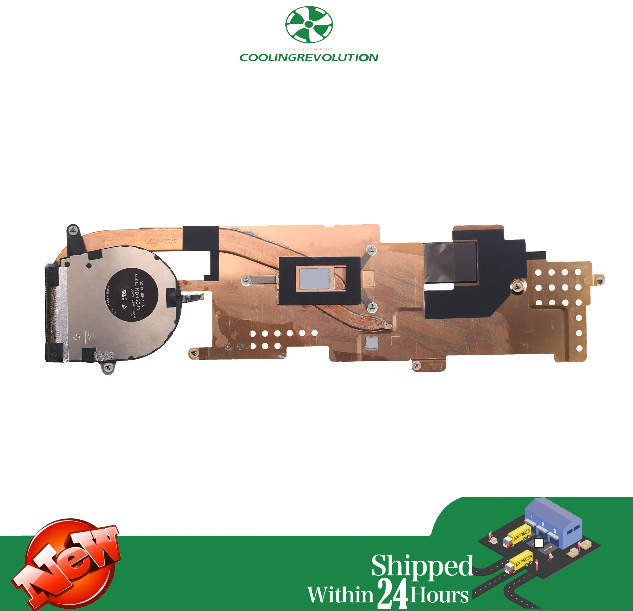 Disipador y ventilador – vista lateral para Lenovo ThinkPad
