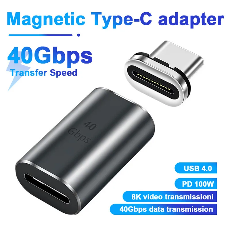 Detalle del conector magnético