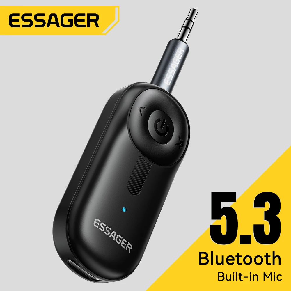 Essager Adaptador Bluetooth 5.3 AUX 3.5mm para Coche y Auriculares - imagen 4