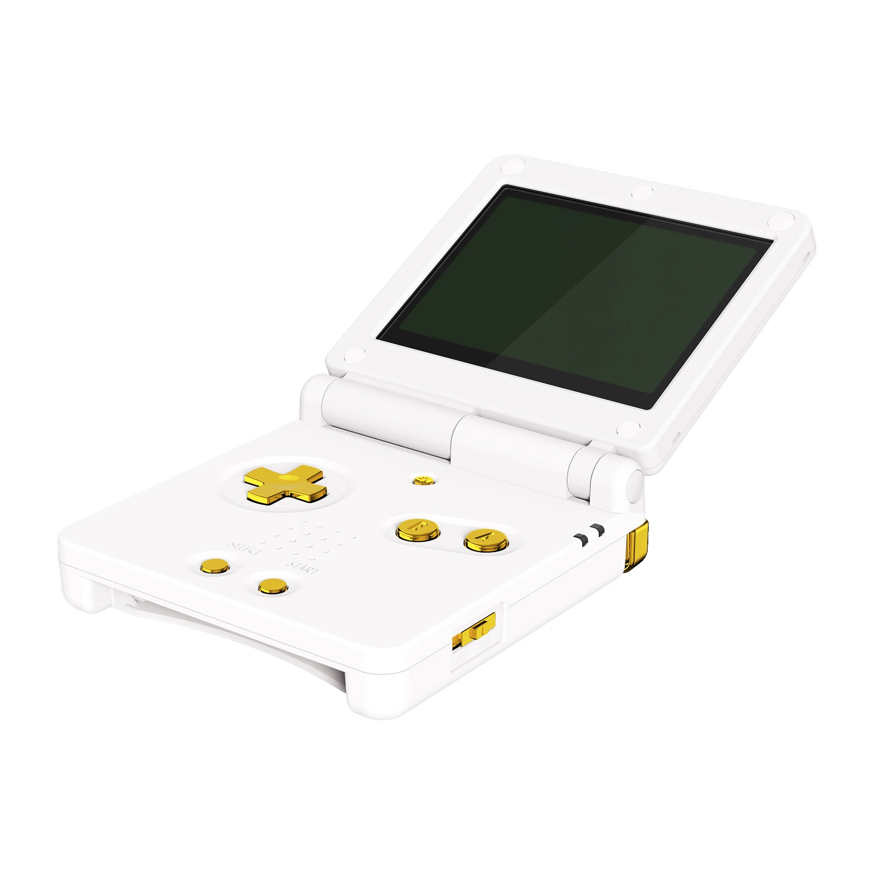 EXtremeRate Botones Gameboy Advance SP Oro Cromado - imagen 2