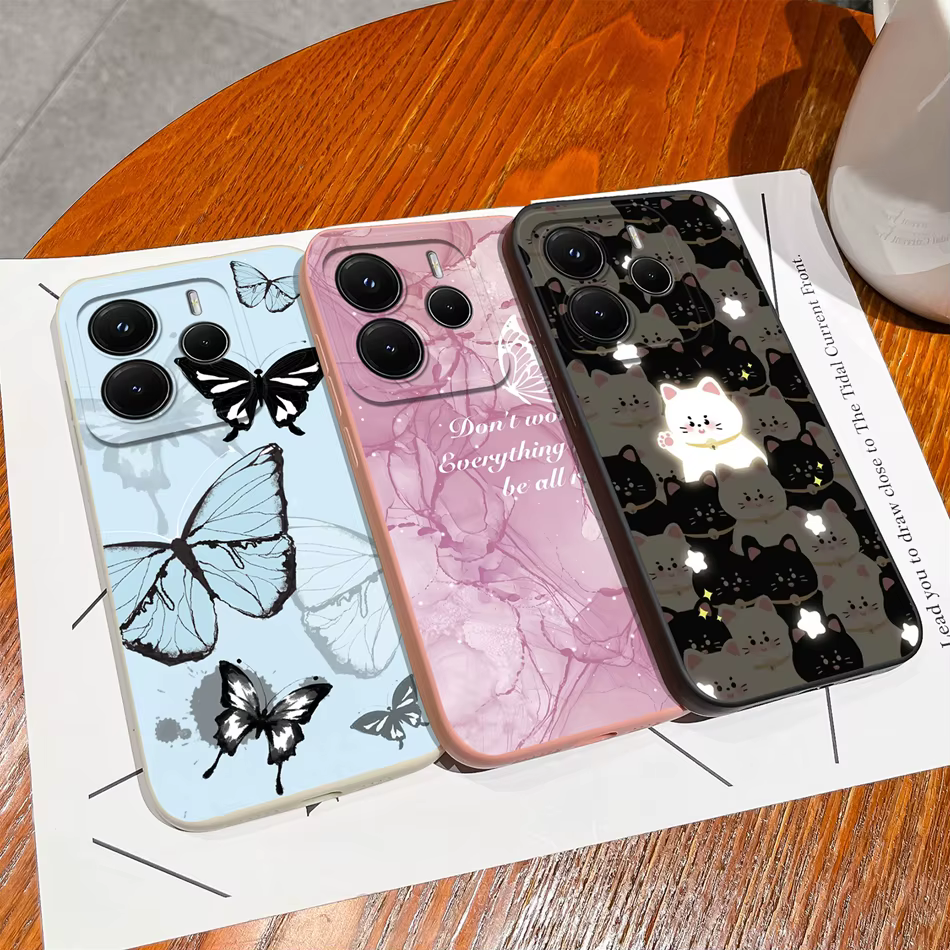 Xiaomi Redmi Note 14 Pro+ – Funda de Silicona con Dibujos - imagen 3