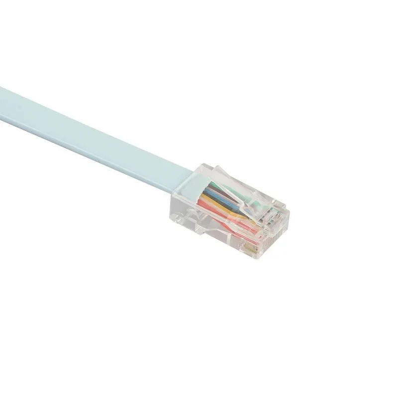 Cable consola USB RJ45 a RS-232 DB9 para routers rollover azul - imagen 4