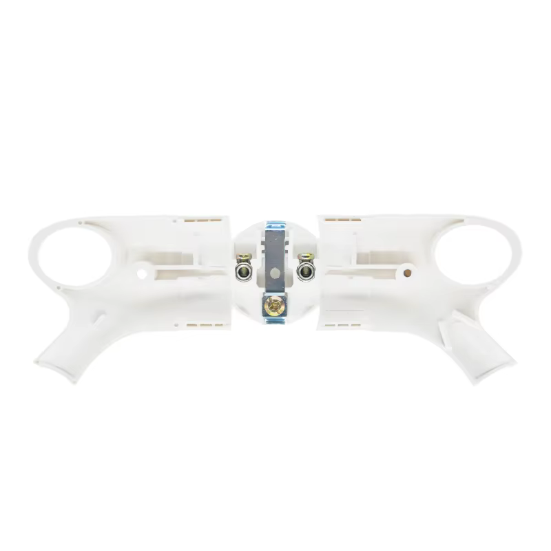 Enchufe europeo 2P+E Schuko vista lateral