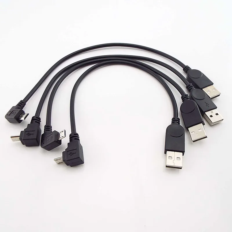 Adaptador USB-A a Micro-B Macho en ángulo - para tablets y móviles - imagen 5