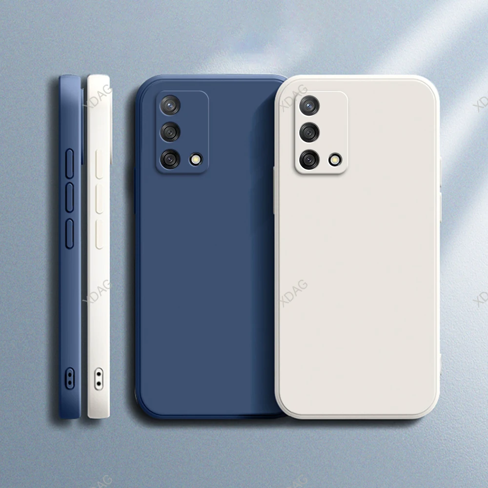 Funda Silicona Líquida OPPO A74 4G – Protección Cámara Antigolpes