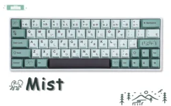 Teclas GMK Mist Cherry Profile DYE-SUB para teclado mecánico