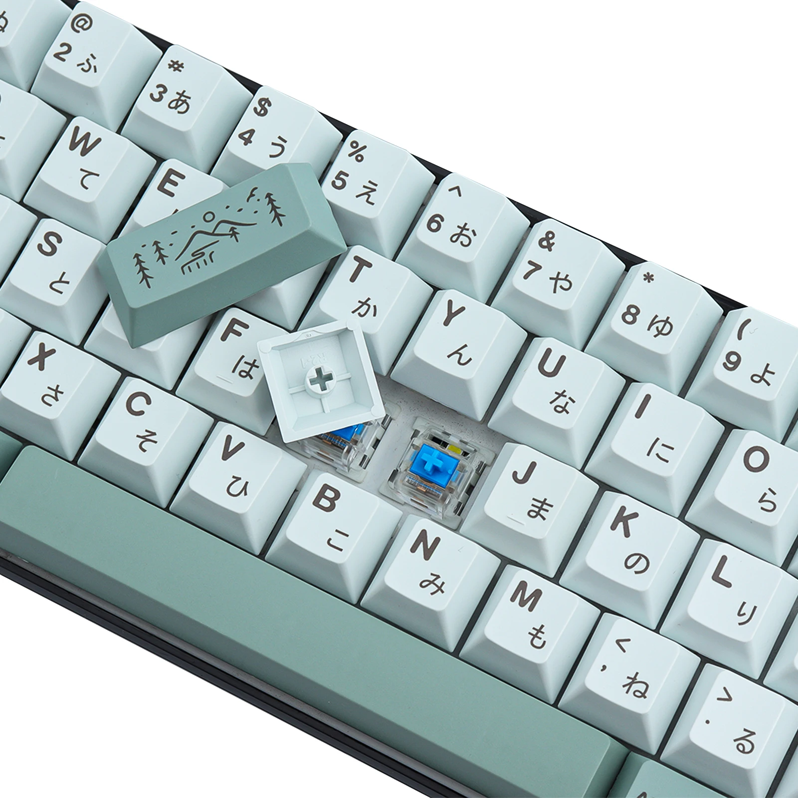Teclas GMK Mist Cherry Profile DYE-SUB para teclado mecánico - imagen 5