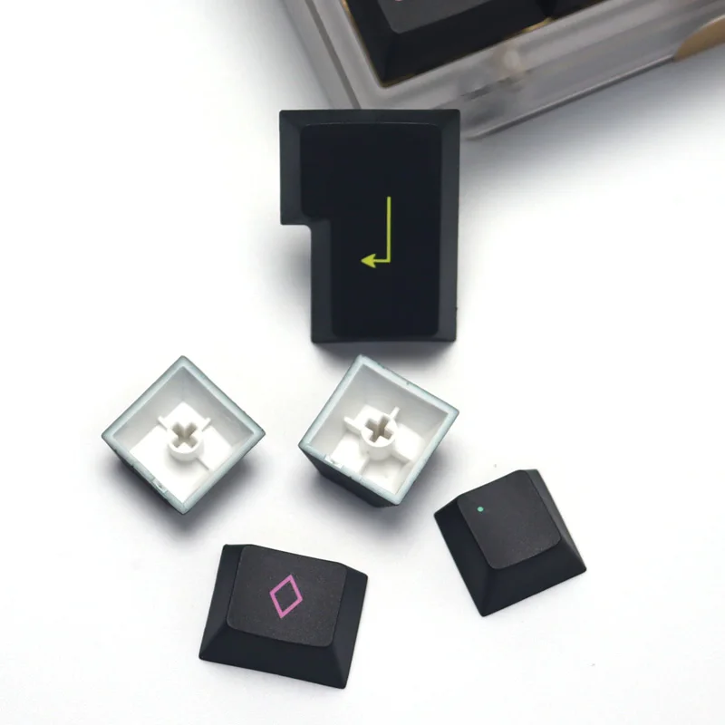 Keycaps instalados en teclado
