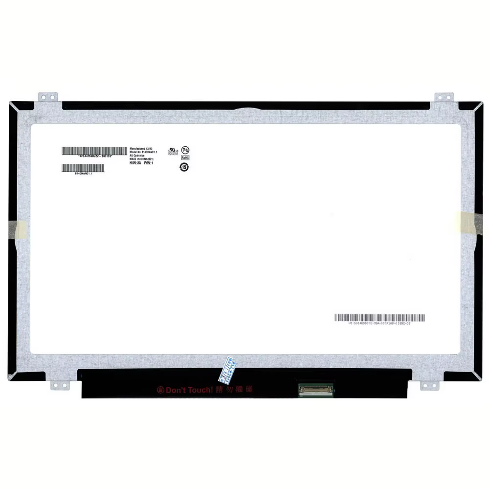 Vista frontal de la pantalla LCD para Thinkpad