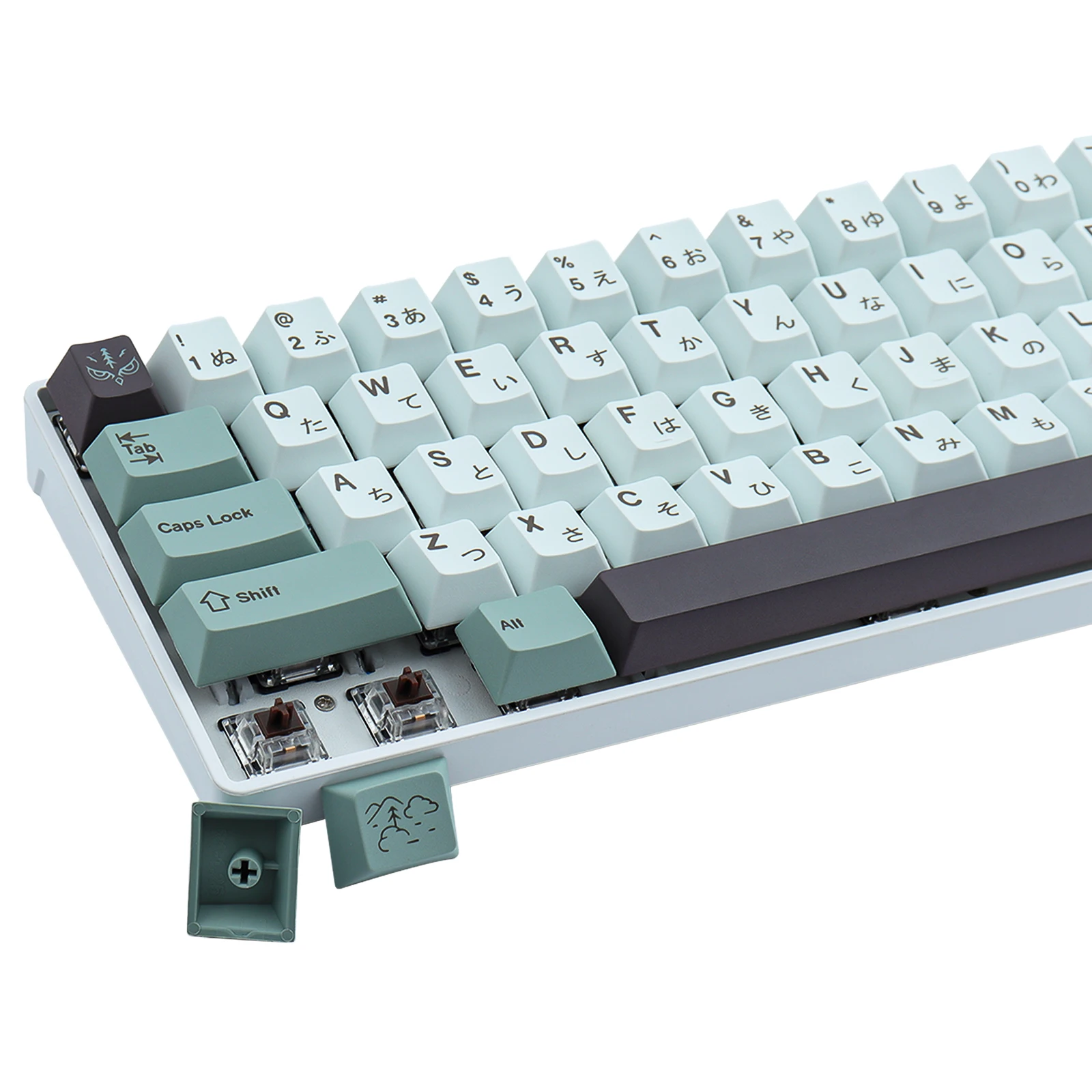 Teclas GMK Mist Cherry Profile DYE-SUB para teclado mecánico - imagen 3