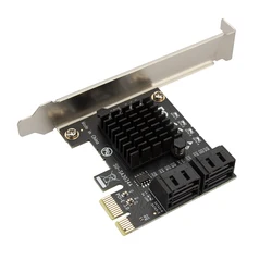 Adaptador PCIe a 4 Puertos SATA 3 – 6 Gbps para SSD