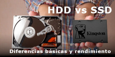 HDD vs SDD: Diferencias básicas y rendimiento